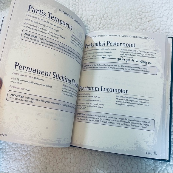 The Unofficial Ultimate Harry Potter Spell Book – Hardcover - Picture 7 of 9